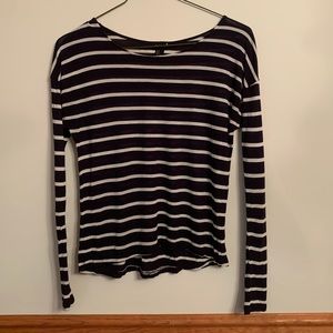 Forever 21 Striped Long Sleeve Top